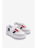 Klasické dětské sportovní boty bílé a Červené Marlin