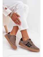 Dámské Semišové Tenisky Vinceza 79557 Tmavě Béžové