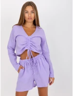 Halenka D70031F11106A3 světle fialová