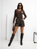 Halenka RV BZ A1057.15P tmavě hnědá