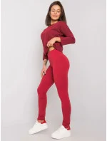 Dámské legíny RV LG 2850.24P Bordó - FPrice Dámské legíny RV LG 2850.24P Bordó - FPrice