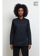 NEOBLU Eugenie Dámský kuchařský rondon s dlouhým rukávem 24.4459 deep black NEOBLU Eugenie Dámský kuchařský rondon s dlouhým rukávem 24.4459 deep black