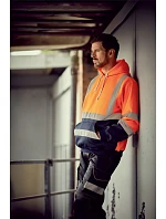 Yoko HVK 05 Hi-Vis mikina s kapucí 79.VK05 black Yoko HVK 05 Hi-Vis mikina s kapucí 79.VK05 black