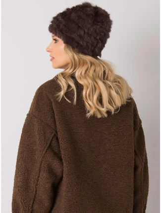 Dámská čepice AT CZ 16801 tmavě hnědá Dámská čepice AT CZ 16801 tmavě hnědá