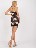 Šaty DHJ SK 15876.35 černá a béžová Šaty DHJ SK 15876.35 černá a béžová