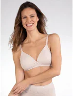 Dámská podprsenka bez kostice 5166 Béžová - Naturana Dámská podprsenka bez kostice 5166 Béžová - Naturana