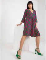 Šaty D73771M30214G zelená