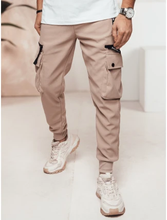 Pánské khaki kalhoty cago FashionStreet UX4466