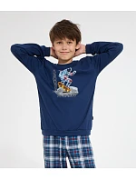 Pyžamo Cornette Young Boy 966/191 Astronaut, délka rukávů 134–164