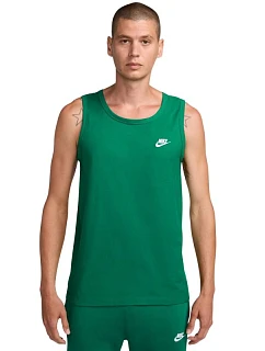Pánské tričko Nike Club Tank, zelené, BQ1260 365