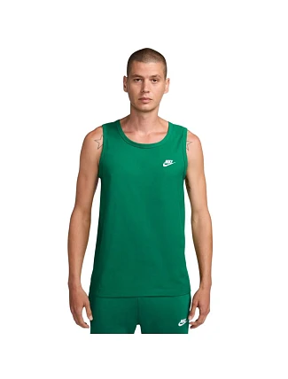 Pánské tričko Nike Club Tank, zelené, BQ1260 365 Pánské tričko Nike Club Tank, zelené, BQ1260 365