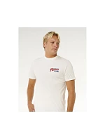 Pánské tričko RIP CURL Desti Animals Tee, bílé Pánské tričko RIP CURL Desti Animals Tee, bílé