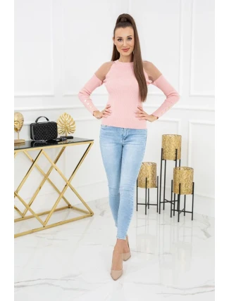 Eliza Tulle MCY02679 Svetr Flamingo - Vittoria Ventini Eliza Tulle MCY02679 Svetr Flamingo - Vittoria Ventini