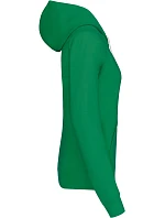 Kariban K 465 Dámská mikina s kontrastní kapucí 20.K465 light kelly green/white