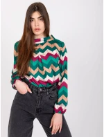 Halenka DHJ BZ 12311.49P tmavě zelená Halenka DHJ BZ 12311.49P tmavě zelená