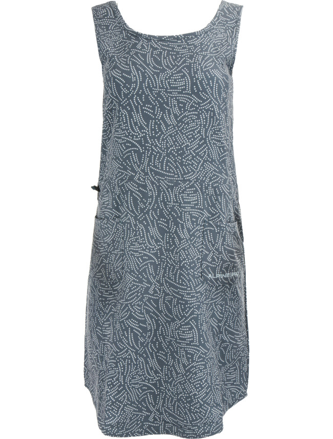 Dámská šaty, sukně ALPINE PRO CYPHERA dk.true gray