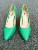 Dámské lodičky na jehlovém podpatku B-831 Zelená - Bellucci Dámské lodičky na jehlovém podpatku B-831 Zelená - Bellucci