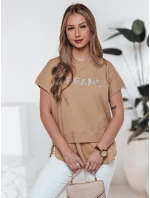 Dámské tričko DREAMY camel FashionStreet RY2522