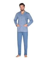Pánské pyžamo 444 light blue - REGINA