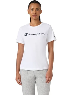 Koszulka damska Champion Short Sleeve biała 118428 WW001