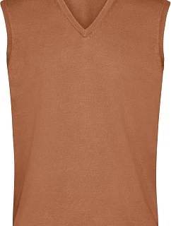 Daiber JN 657 Pánská svetrová vesta s výstřihem do V 02.0657 camel