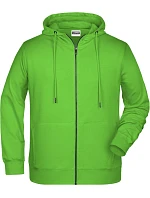 Daiber 8026 Pánská mikina s kapucí 02.8026 lime green