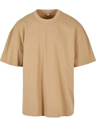 Build your Brand BY 163 Oversize tričko z tězké bavlny 56.0163 union beige