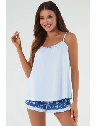 Italian Fashion Tulip w.r.c. barva:modrá/tisk Italian Fashion Tulip w.r.c. barva:modrá/tisk