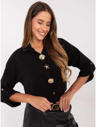 MI košile KS 4192.34 černá