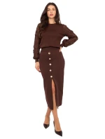Sukně PM SD YIS1059.71 hnědá