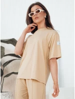 Dámský teplákový komplet RIZNA beige FashionStreet AY1035