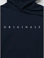 Pánská mikina s kapucí a potiskem ORIGINALS, tmavě modrá, FashionStreet NX5151BX Pánská mikina s kapucí a potiskem ORIGINALS, tmavě modrá, FashionStreet NX5151BX