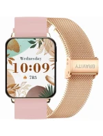 Chytré hodinky Gravity Rose Gold Pink 2 Stripes GT17-1 Chytré hodinky Gravity Rose Gold Pink 2 Stripes GT17-1