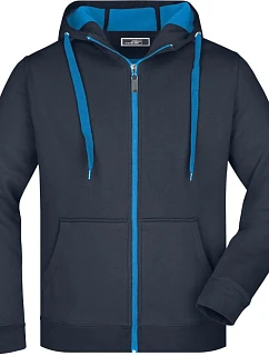 Daiber JN 355 Pánská mikina Doubleface 02.0355 navy/aqua