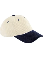 Beechfield B 690 6 panelová kšiltovka "Contrast Corduroy" 53.0690 natural/navy Beechfield B 690 6 panelová kšiltovka "Contrast Corduroy" 53.0690 natural/navy