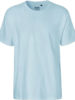 Neutral O 60001 Pánské tričko z těžké bio bavlny 77.6001 light blue