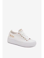 Platformové tenisky Lee Cooper LCW-26-44-4482 Bílé