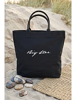 Textová taška Shopper Big Star RR574239 Černá