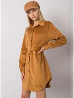 Šaty DHJ SK 10333.12P velbloud Šaty DHJ SK 10333.12P velbloud