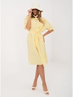 Šaty MI SK 32807 1.17P světle žlutá