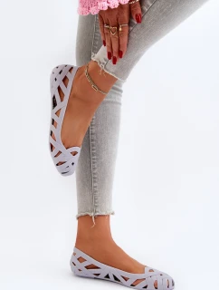 Dámské gumové baletky šedé Salam