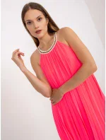 Šaty DHJ SK 0010.35 fluo růžová