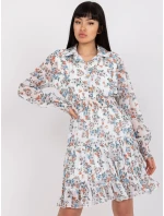 Dámské šaty-DHJ-SK-C2212.35-bílé Dámské šaty-DHJ-SK-C2212.35-bílé