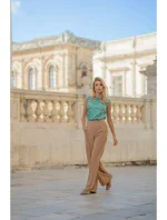 S331 Halenka bez rukávů - béžová S331 Halenka bez rukávů - béžová