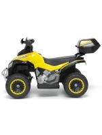 ČTYŘKOLOVÉ BATERIOVÉ AUTO MICRON ŽLUTÉ 1032764