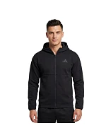 Pánská nová mikina s kapucí Adidas Z.N.E. Full-Zip Black - JE7538