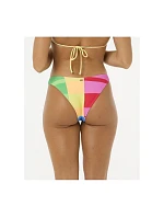 Plavky RIP CURL Las Dalias High Leg Cheeky, tyrkysové Plavky RIP CURL Las Dalias High Leg Cheeky, tyrkysové