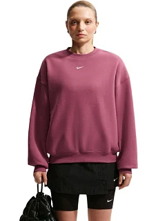 Dámská mikina Nike Studio Fleece, růžová, IM8082 654