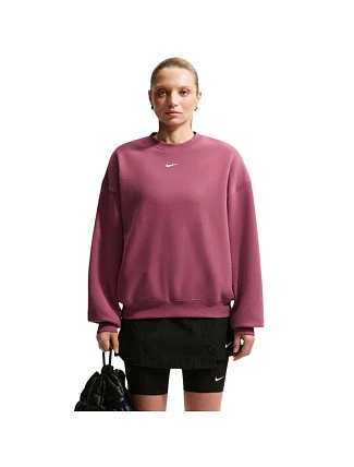 Dámská mikina Nike Studio Fleece, růžová, IM8082 654