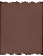 Daiber JN 957 Fleecová deka s třásněmi 02.0957 brown Daiber JN 957 Fleecová deka s třásněmi 02.0957 brown